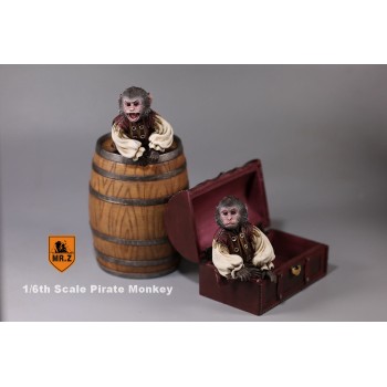 MRZ 1/6 Scale Pirate Monkey Statue Set